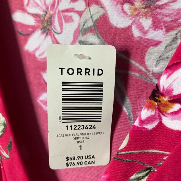 NWT Pink Torrid Dress - Picture 2 of 4